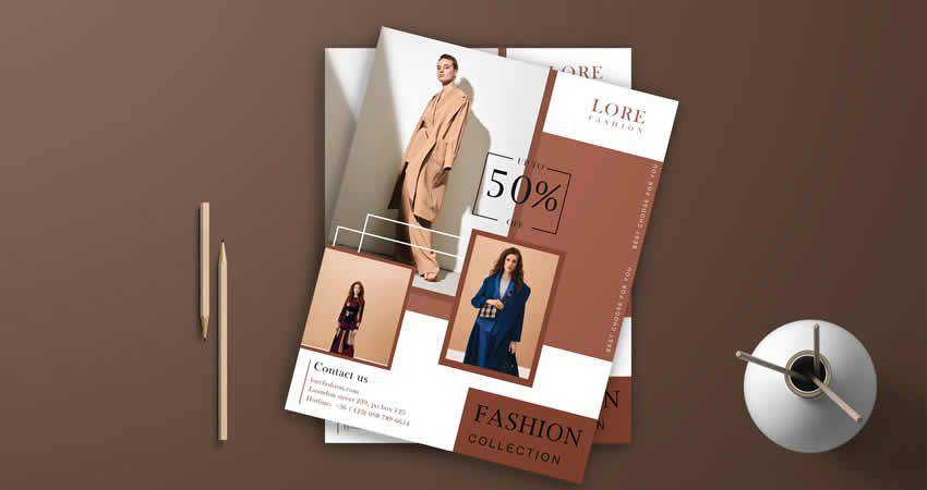 Professional Fashion Flyer Template Photoshop PSD