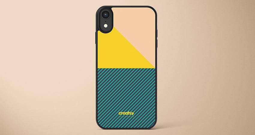 iPhone XR Case free iphone mockup template psd photoshop