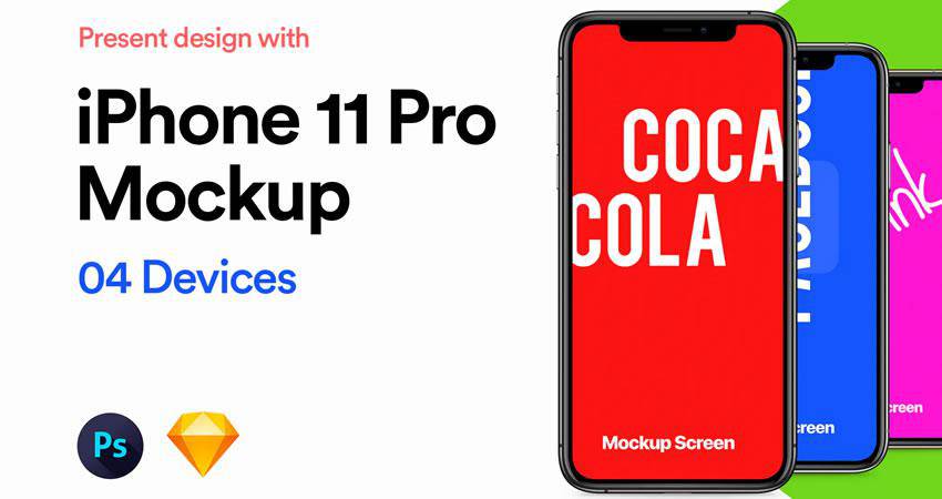 iPhone 11 Pro free iphone mockup template psd photoshop