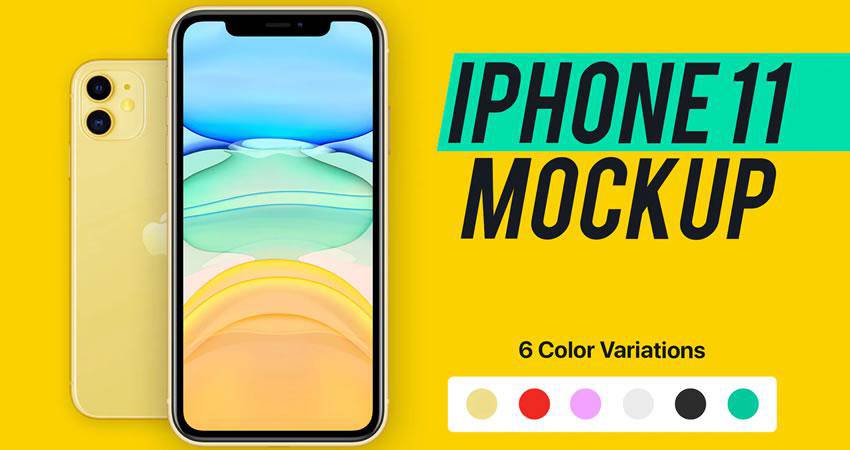 iPhone 11 free iphone mockup template psd photoshop