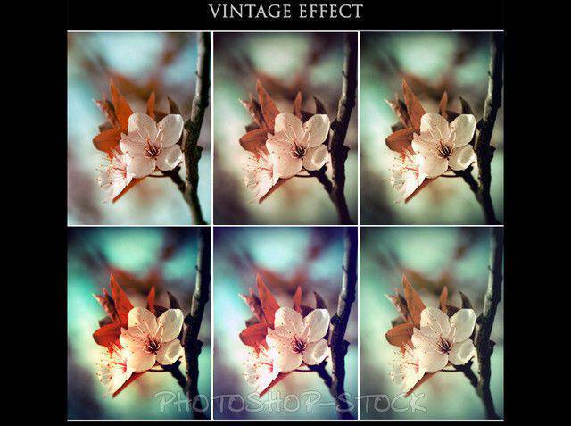 Vintage Effect photoshop Actions 