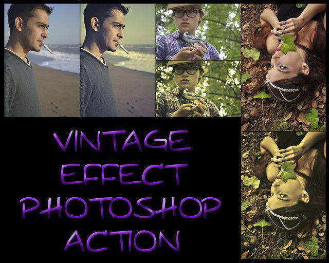 Vintage Effect Photoshop Action