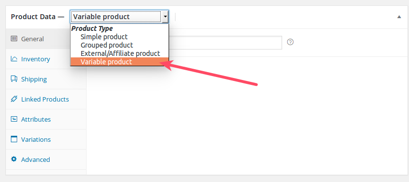 Select Variable Product