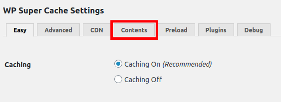 Cache your WordPress Content