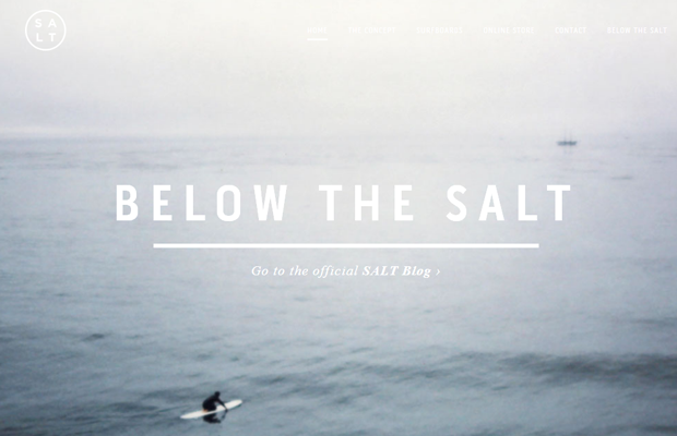 retail website layout salt surf california ocean