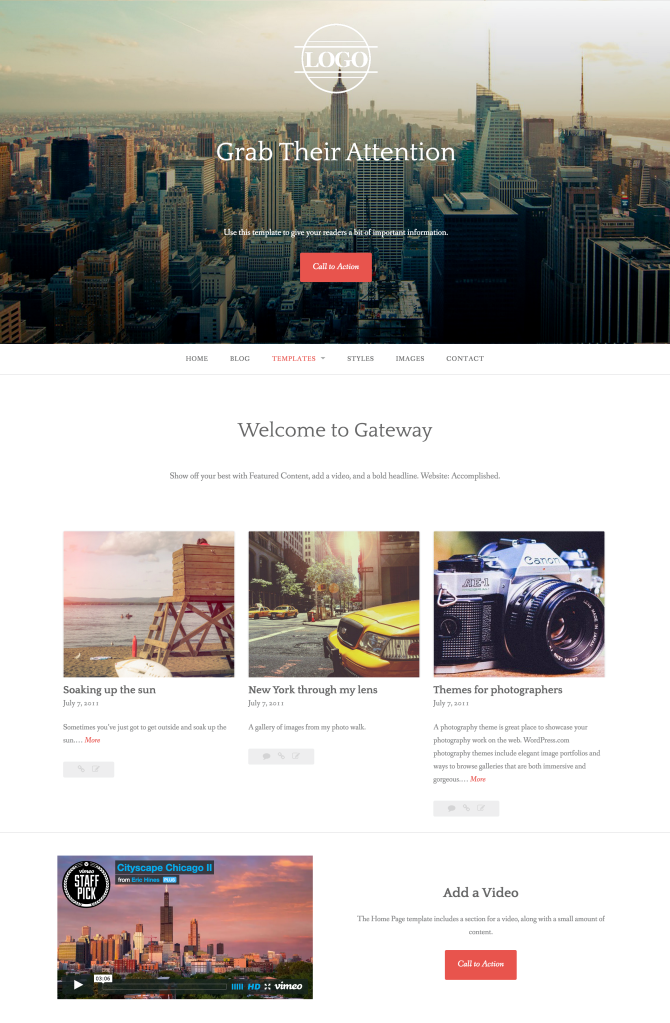 Gateway WordPress Theme