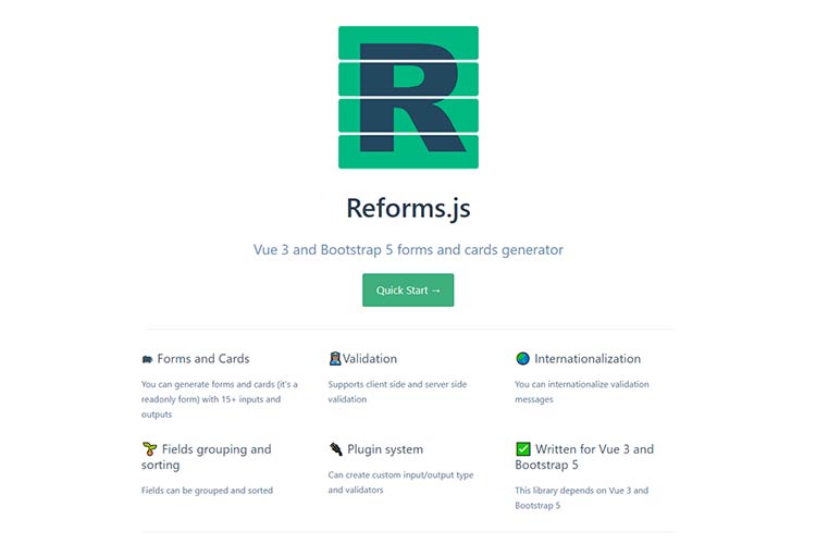 Example from Reforms.js