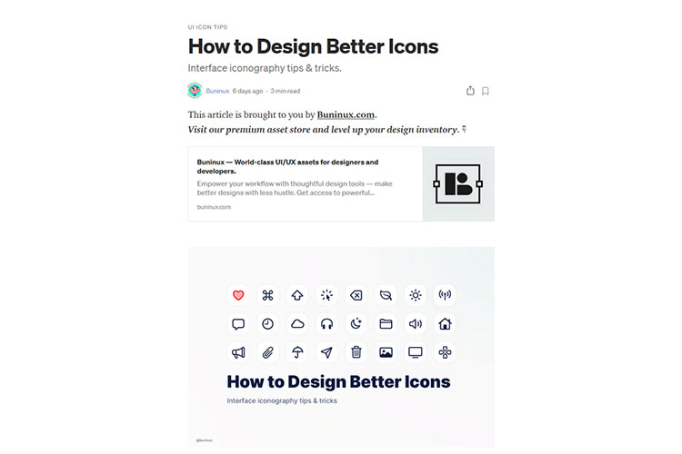 Example from How to Design Better Icons