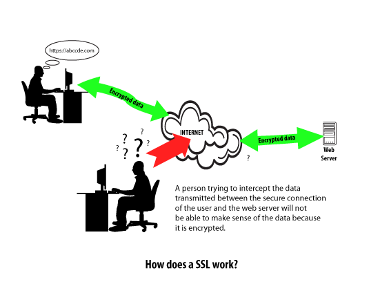 How does an SSL work? Diagram