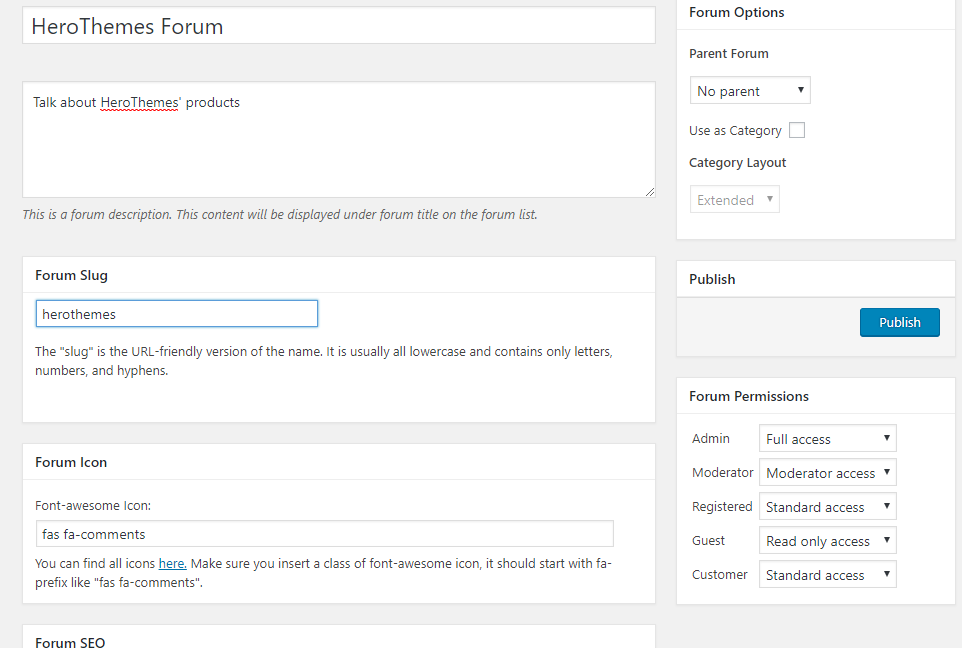 add new forum
