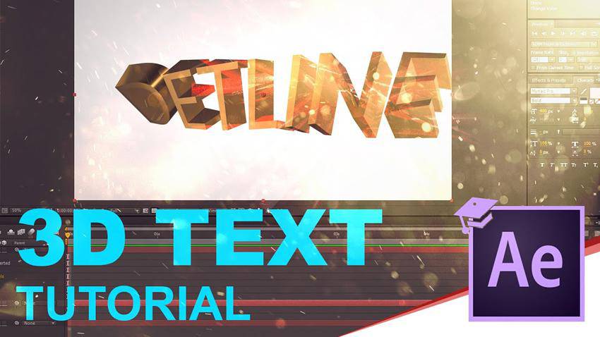 Three Ways to Create 3D Text in After Effects