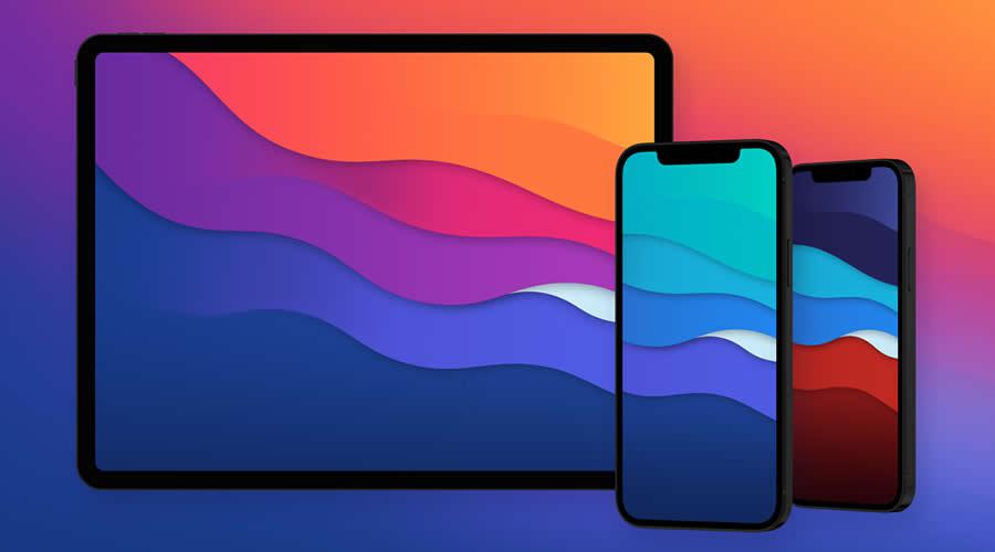 Waves color abstract desktop wallpaper hd 4k high-resolution