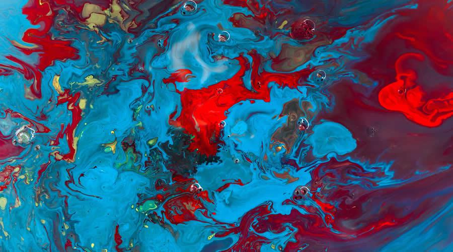 Red Blue Painting color abstract desktop wallpaper hd 4k high-resolution