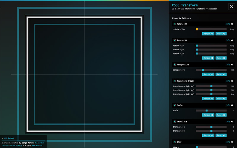 CSS Transform Playground