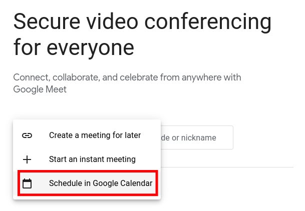 Schedule a Meeting in Google Calendar