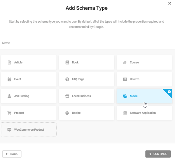 SmartCrawl - Add schema type job movie