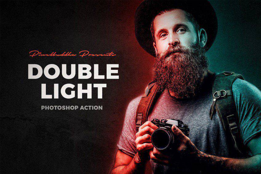 Double Light Photoshop Action