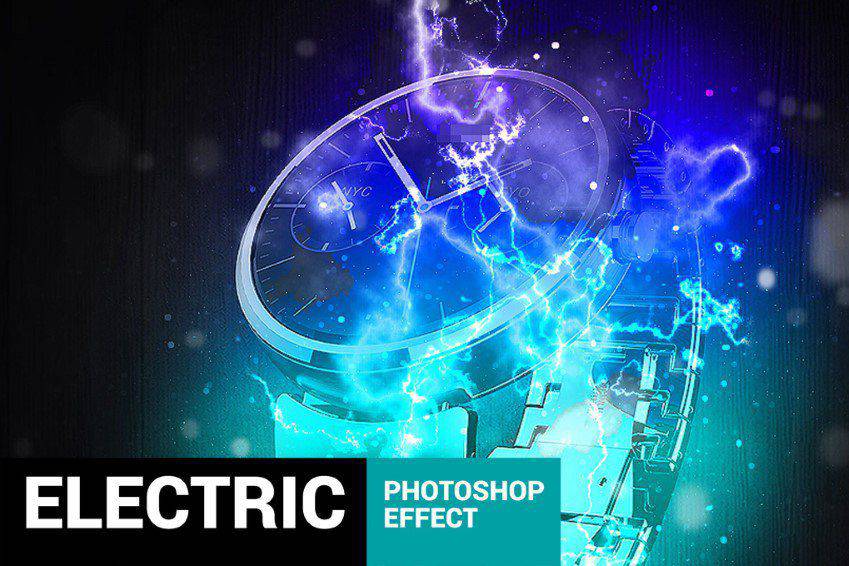 Electrum Lightning Photoshop Action