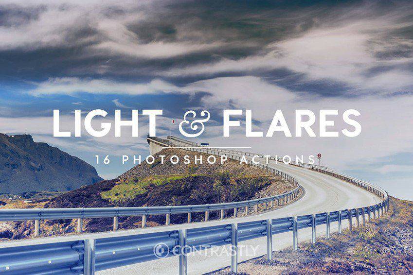 Light Flares Photoshop Actions