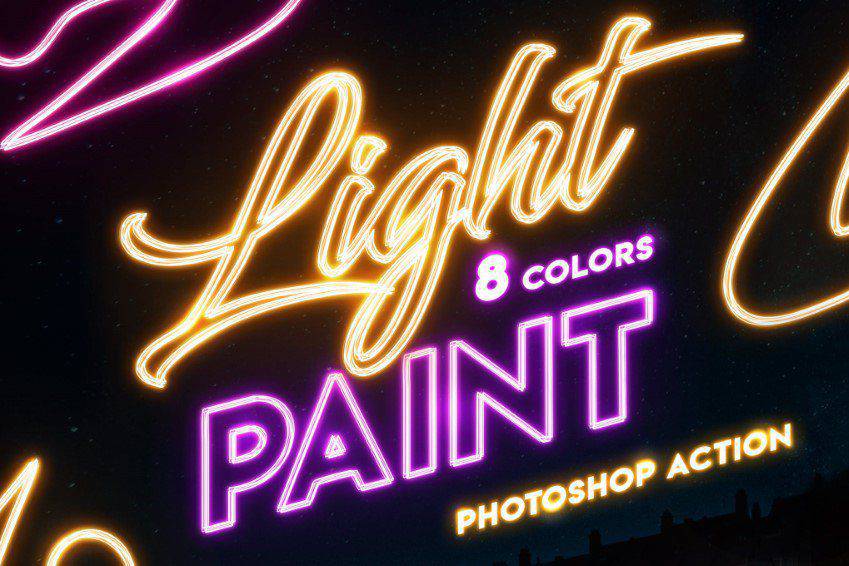 Light Painting Photoshop Actions