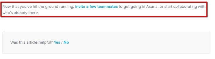 Knowledge Base Article Template - Asana Example