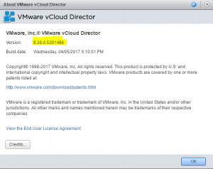 VMware vCloud Director import vm