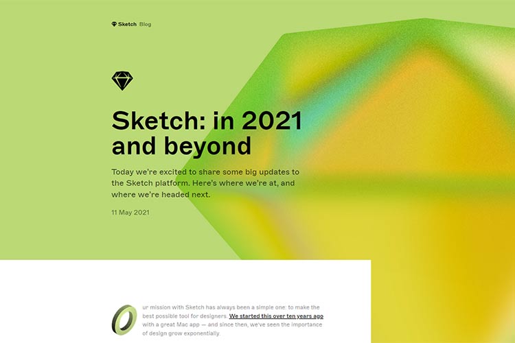 Example from Sketch: in 2021 and beyond