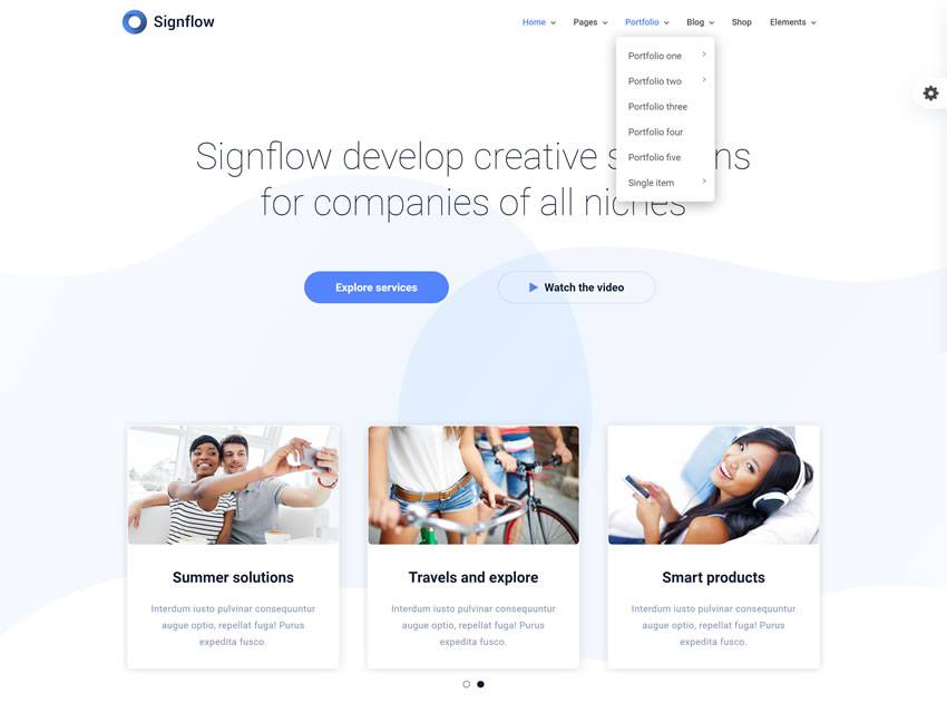 Signflow Tech And Startup Theme