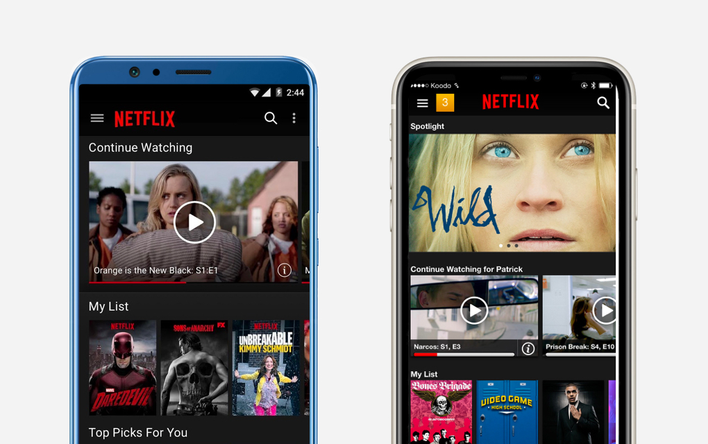 Netflix Mobile Application
