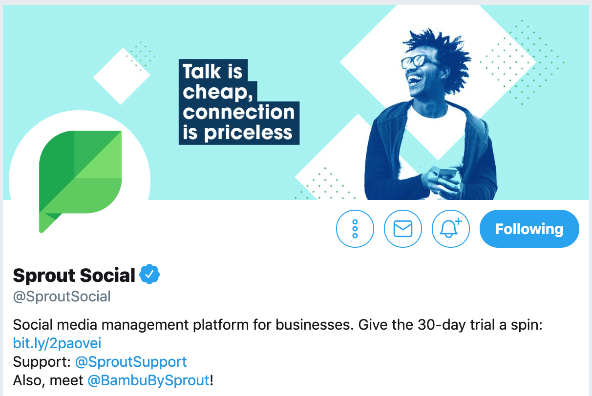 Twitter bio ideas - Sprout Social