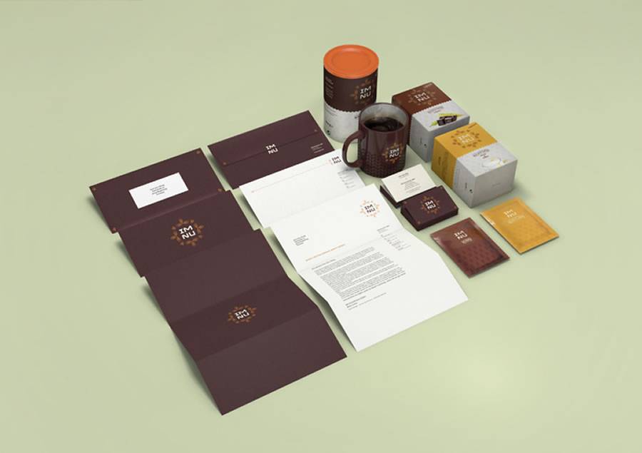 im nu Packaging brand identity design inspiration logo