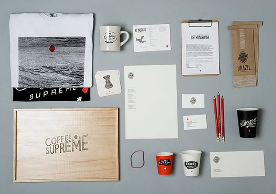 Coffee Supreme brand identity design inspiration logo