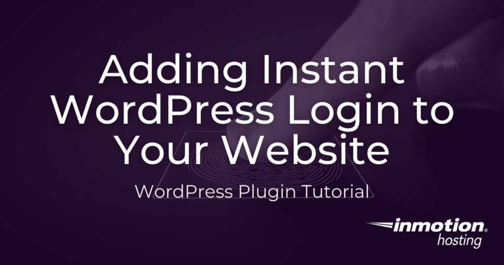 instant wordpress login