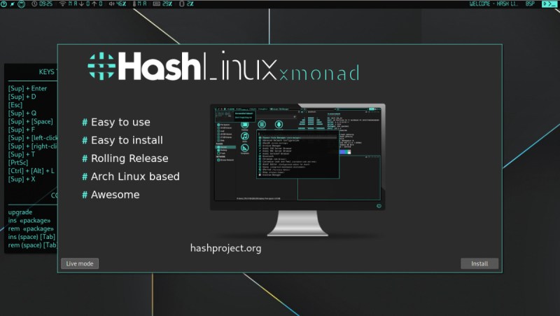 hash-linux-arch-linux-preconfigured-with-xmonad-awesome-i3-and-bspwm-window-manager
