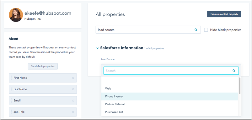 hubspot lead source
