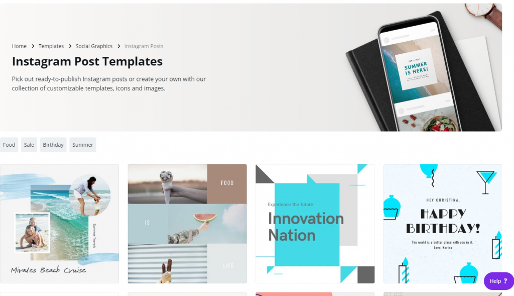 social media canva templates