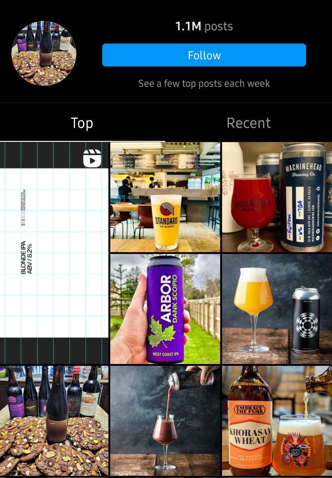 craft beer geek hashtag search results on instagram