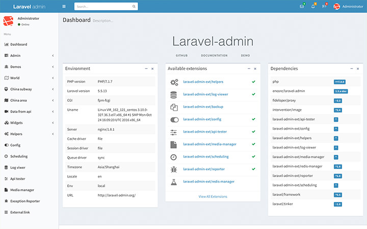 laravel-admin