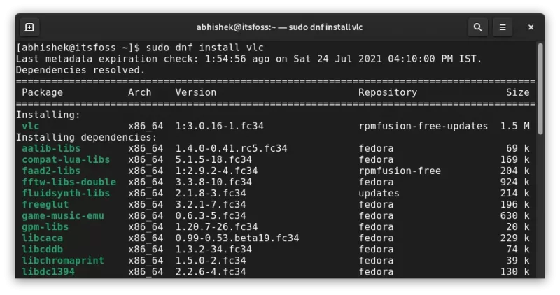 how-to-install-vlc-on-fedora-linux