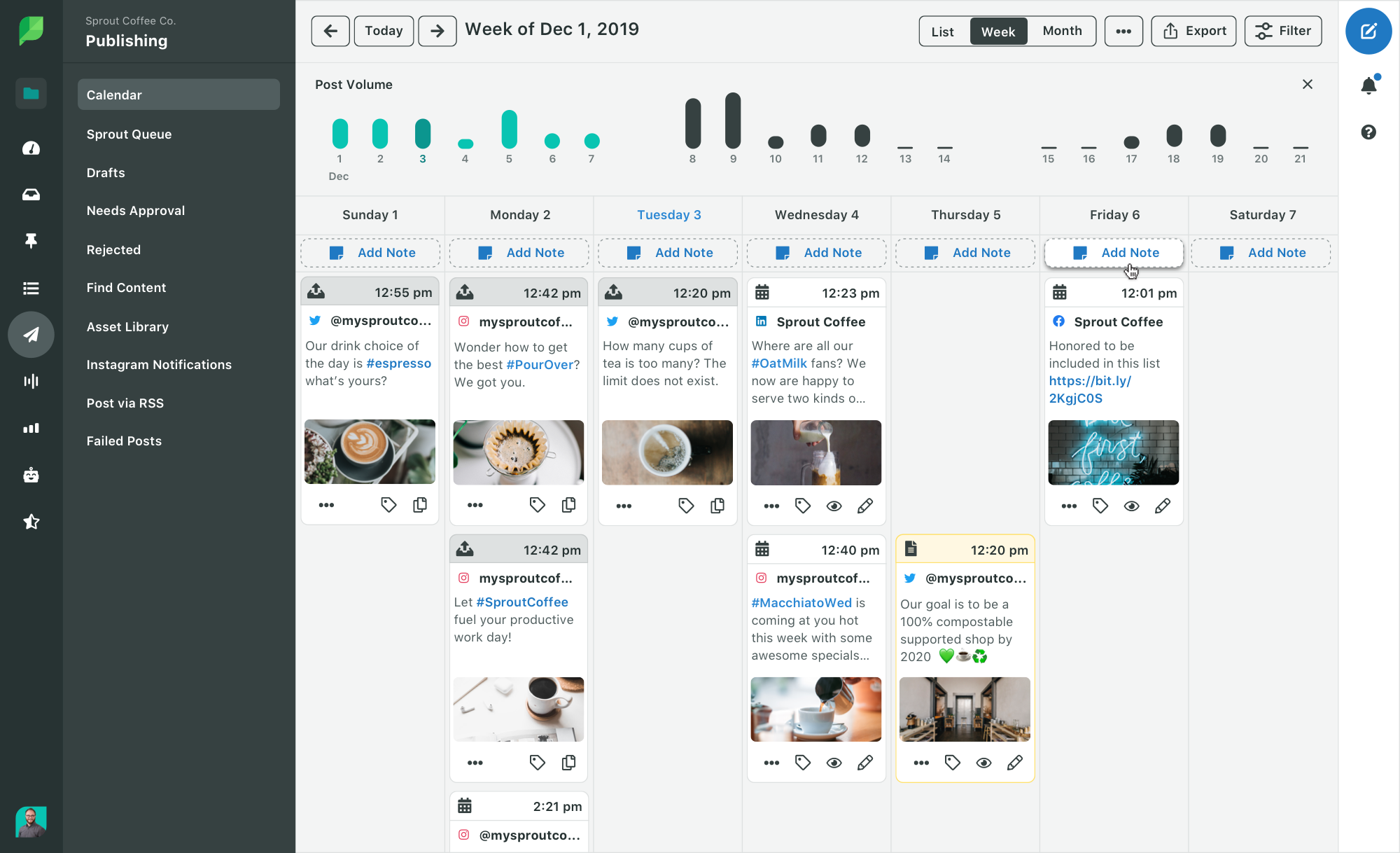 sprout social publishing calendar as part of your marketing tech stack