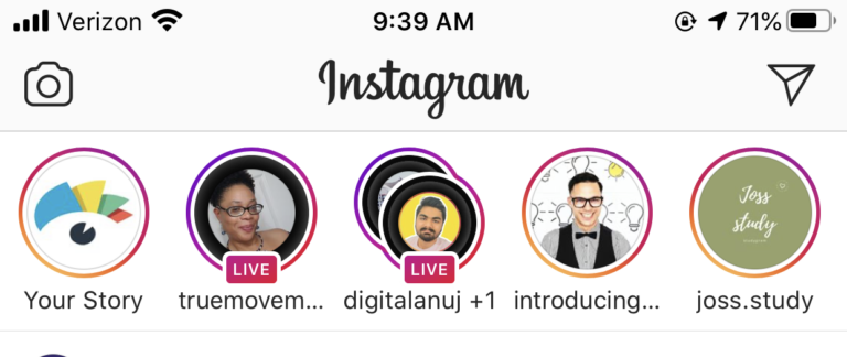 ig live examples