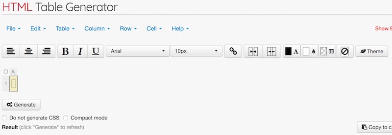 html-table-generator