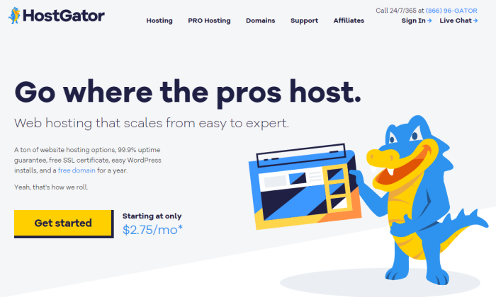 HostGator splash for Best Cheap Web Hosting