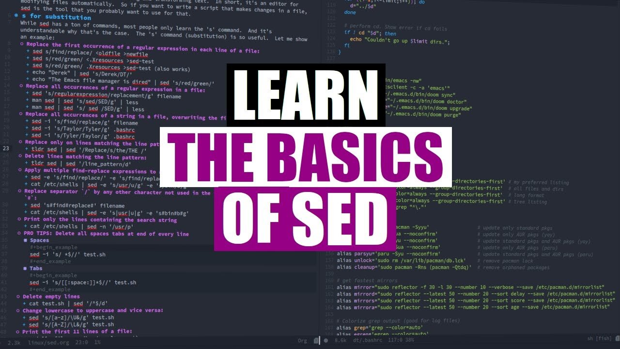 learning-sed-is-beneficial-for-linux-users