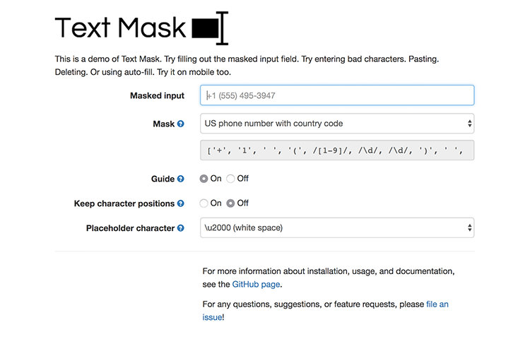 Text Mask