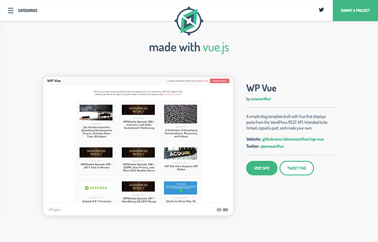 WP Vue