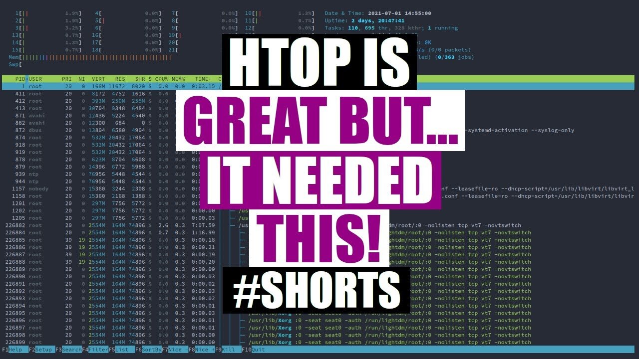 htop-is-great-but-it-uses-the-arrow-keys-yuck-shorts