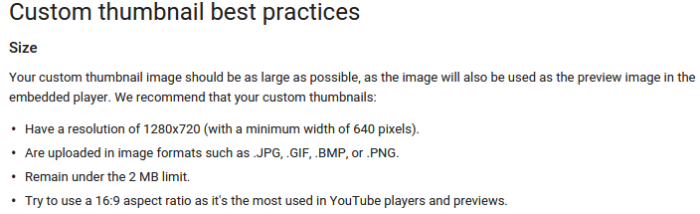 youtube subscribers custom thumbnail best practices 
