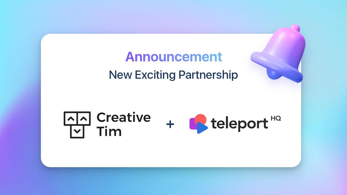 new-partnership-announcement-creative-tim-teleporthq