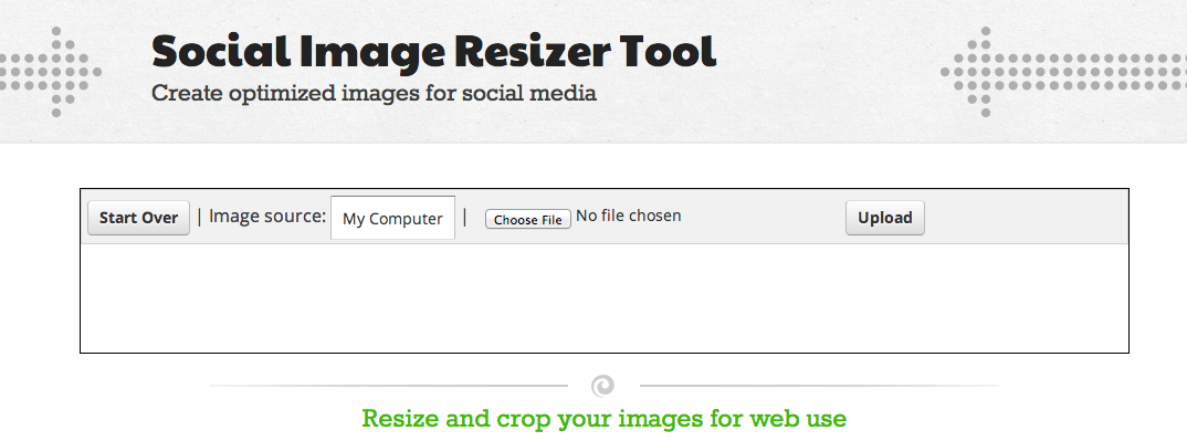social media image resizer tool graphic design guide